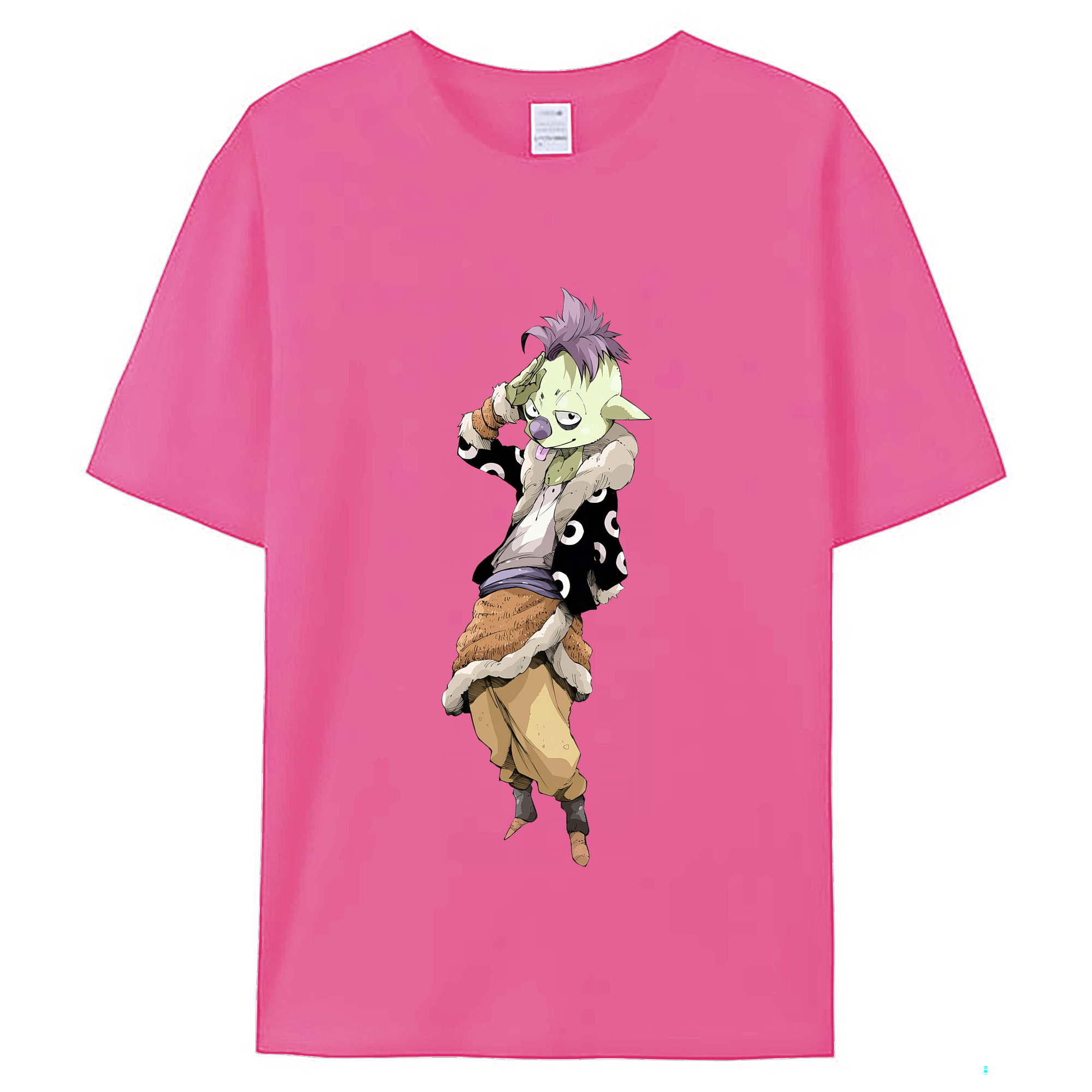（画像用） 転スラ Regarding Reincarnated to Slime レディースカジュアルプリントTシャツ（綿100％）